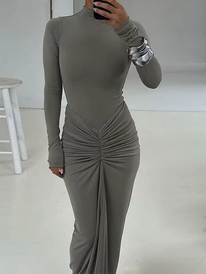 CAYETANA – VESTIDO MAXI TEJIDO AJUSTADO