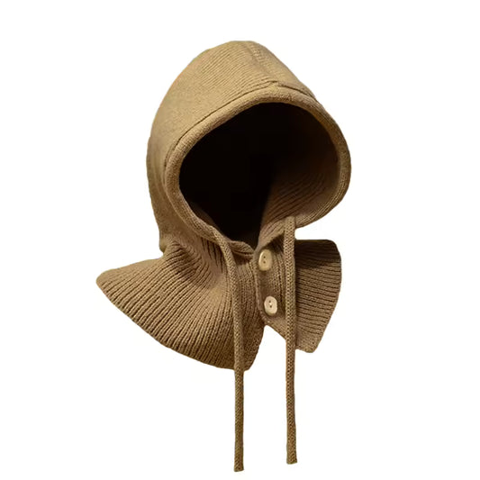 BLANCA - GORRO CAPUCHA BUFANDA INTEGRADA