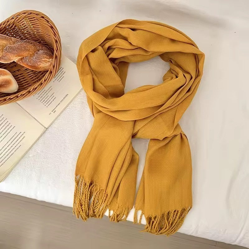 ABRIL - BUFANDA LARGA SUAVE EFECTO CASHMERE