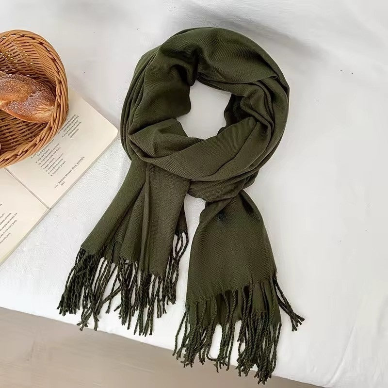 ABRIL - BUFANDA LARGA SUAVE EFECTO CASHMERE