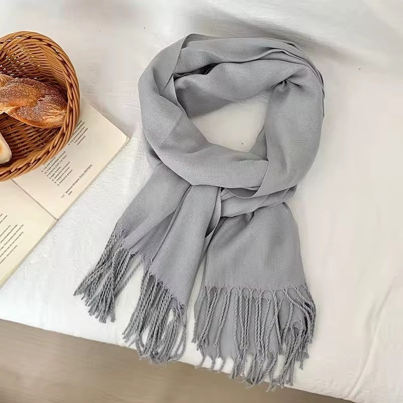 ABRIL - BUFANDA LARGA SUAVE EFECTO CASHMERE