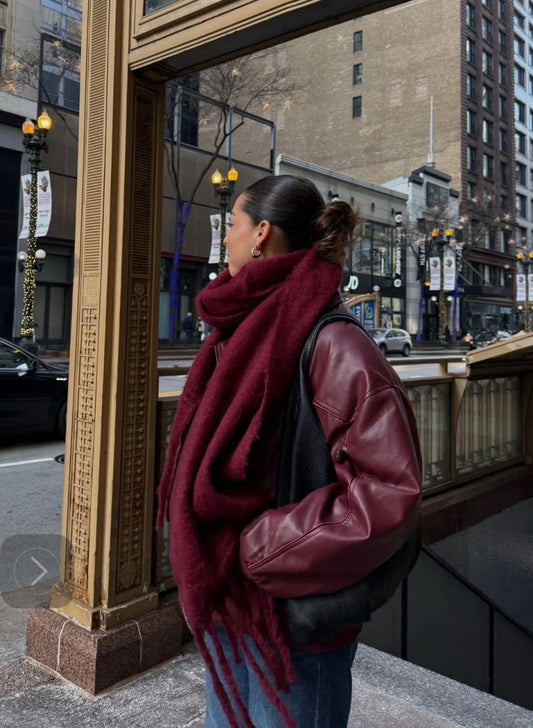 ZOE - BUFANDA LARGA SUAVE EFECTO CASHMERE