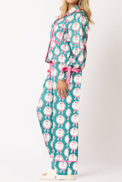 YARA – PIJAMA NAVIDEÑA SATINADA