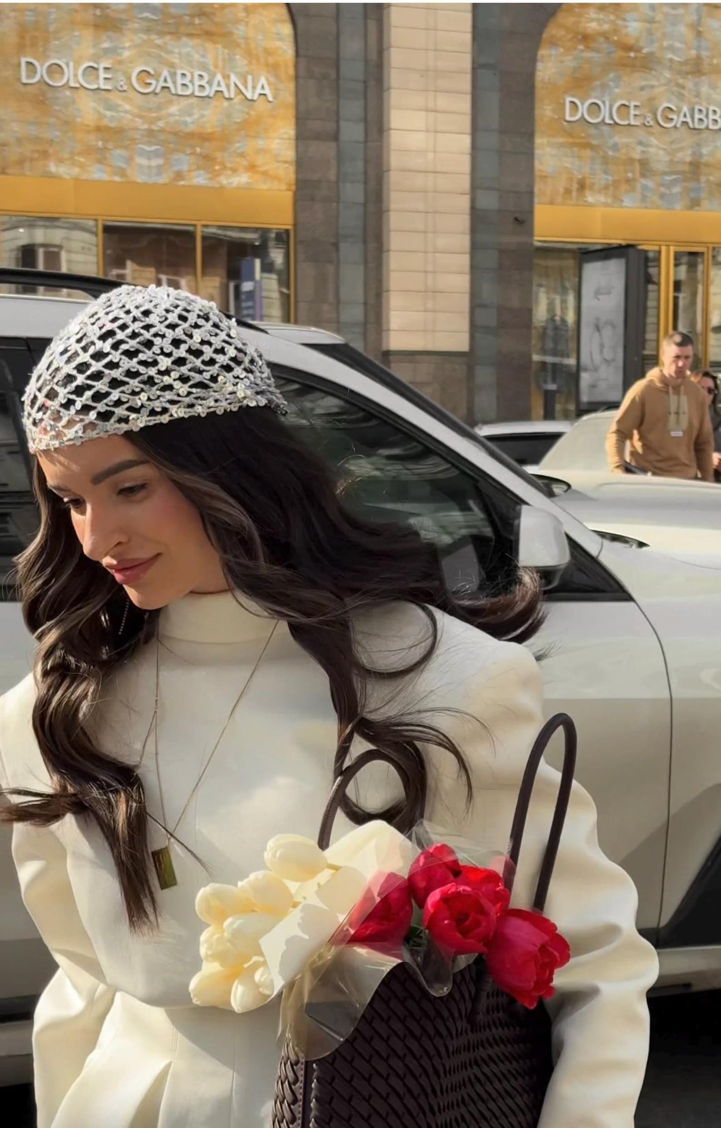 GABRIELA - GORRO CROCHET LENTEJUELAS