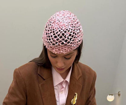 GABRIELA - GORRO CROCHET LENTEJUELAS