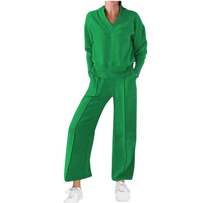 MELIBEA - CONJUNTO JERSEY Y PANTALÓN ANCHO