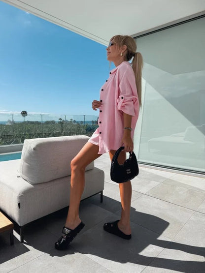 ELEANOR - CONJUNTO DE CAMISA Y BERMUDA